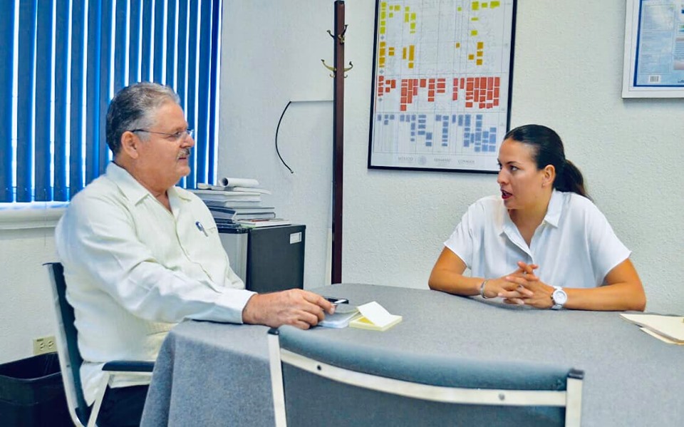Se reune diputada Milena Quiroga con titular de CONAGUA en B.C.S.