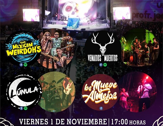 El Festival de Día de Muertos en BCS se llenará de rock
