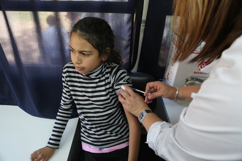 Con la aplicación de 64 mil vacunas contra la poliomielitis, inician jornadas de salud en BCS