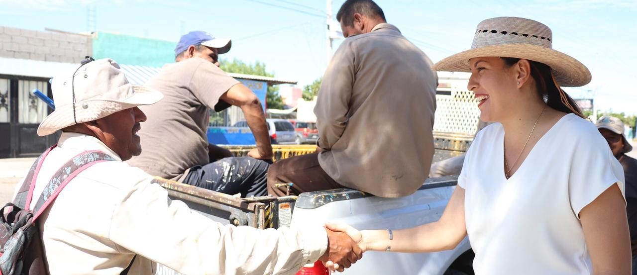 Diputada Milena Quiroga, atiende necesidades ciudadanas en colonias de La Paz