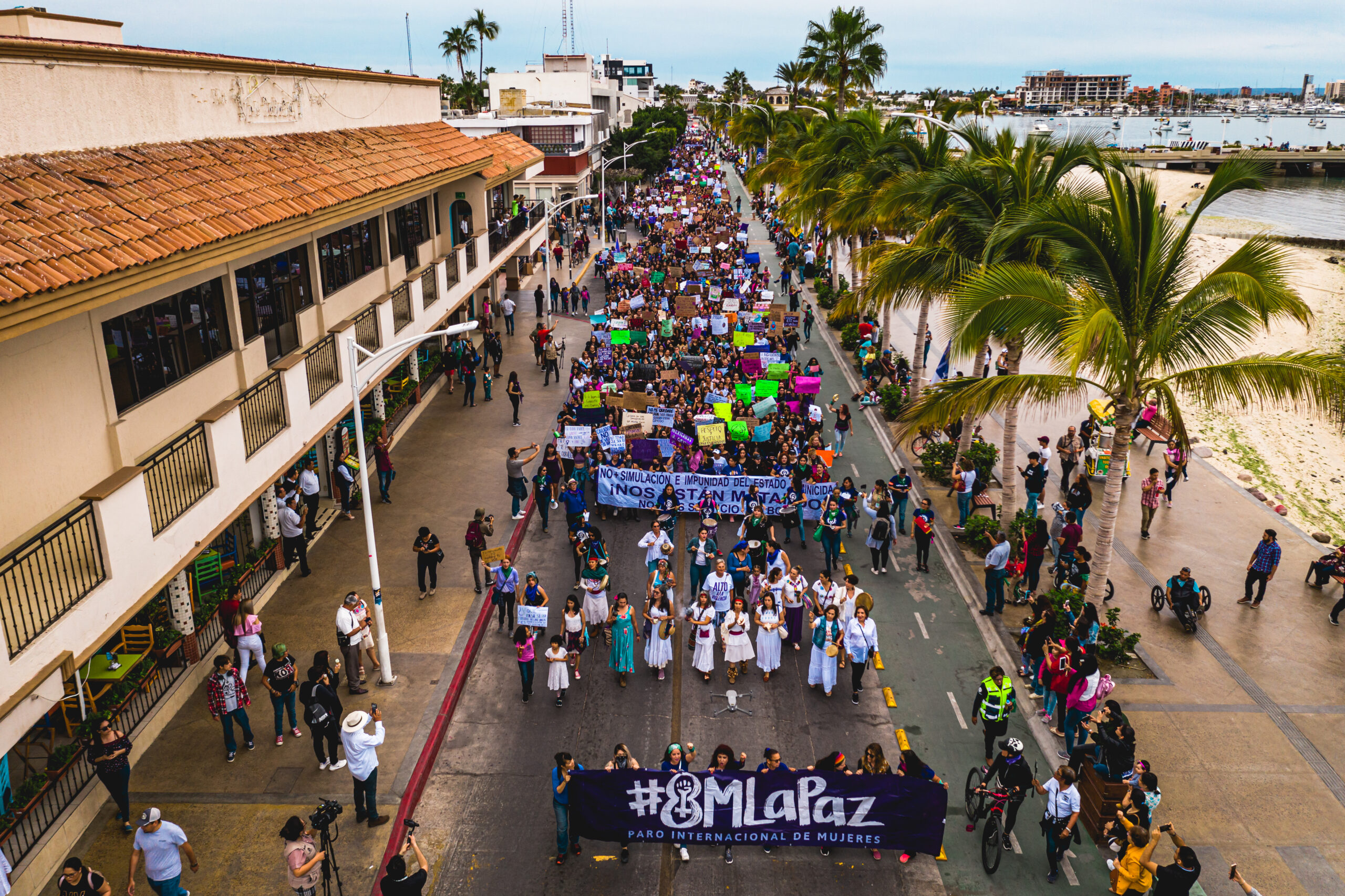 #8M | El día que más de 5,000 mujeres cimbraron a BCS