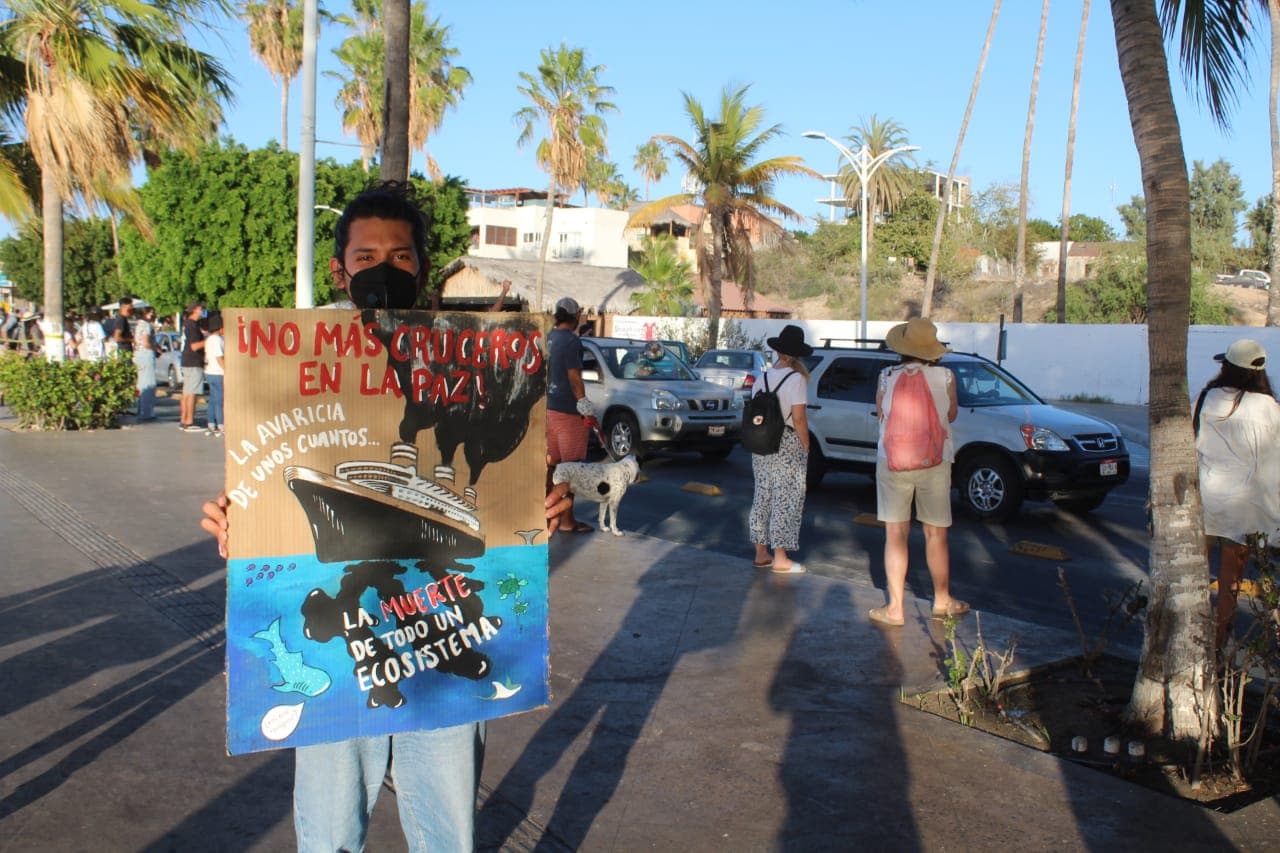 Los 10 megacruceros pagaron 49 mil dólares por usar la bahía de La Paz