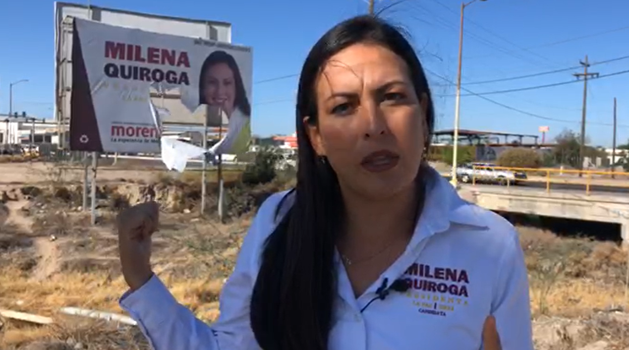 Guerra sucia en mi contra es porque están perdidos: Milena Quiroga (VIDEO)