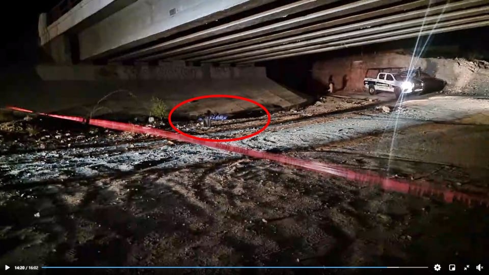 Localizan cuerpo con signos de violencia bajo un puente hacia Los Planes