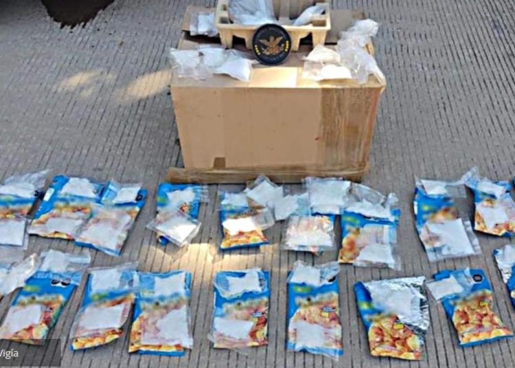 Decomisan envío que iba a La Paz de ‘palomitas’ con metanfetamina