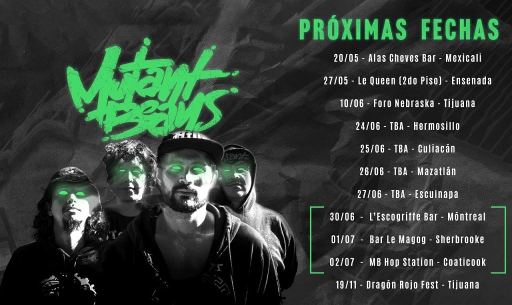 El streetfunk de Mutant Beans conectará a la península con Canadá