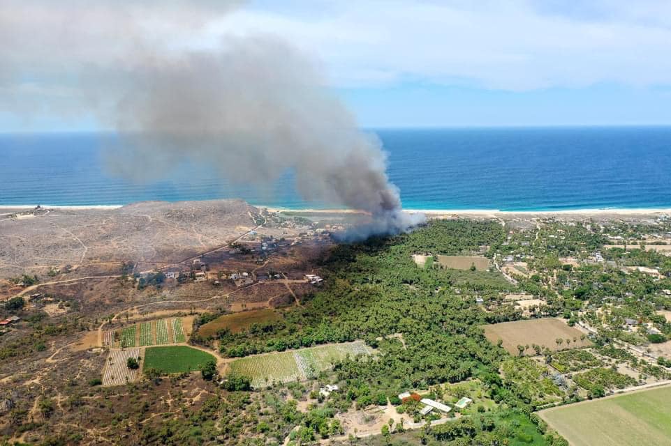 Otro incendio en La Poza de Todos Santos: se presume que fue provocado