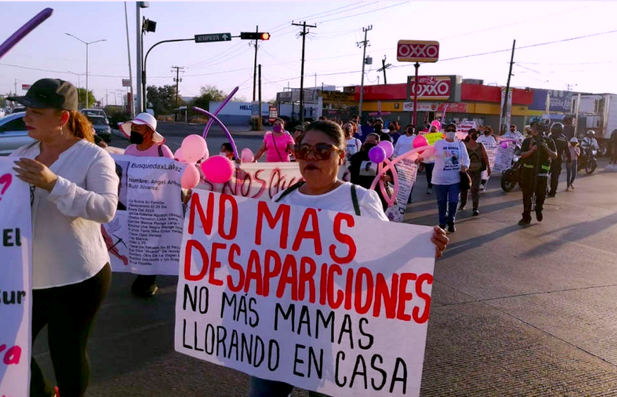 La larga marcha en busca de justicia: protestan familiares de desaparecidos