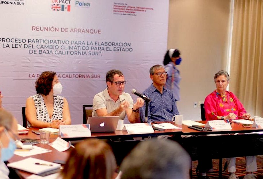 UK PACT ya está en BCS: Buscan diseñar iniciativa de ley sobre cambio climático