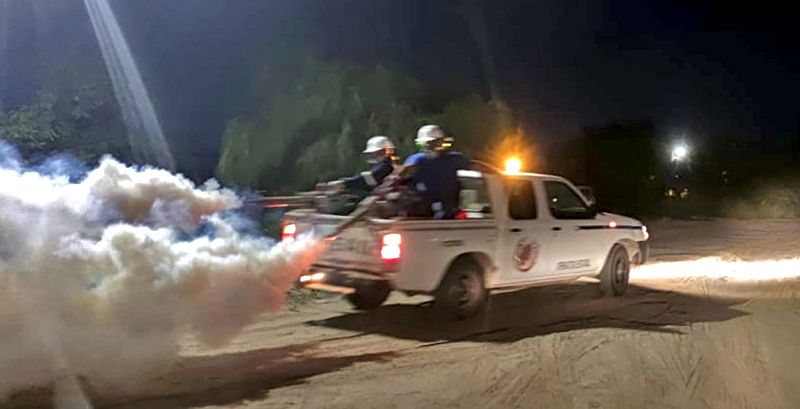 En Comondú fumigan contra mosquito transmisor de dengue