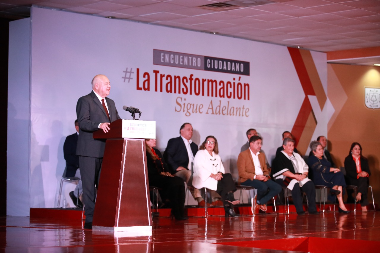 Gobierno de BCS rinde cuentas a un año de gestión desde Guerrero Negro