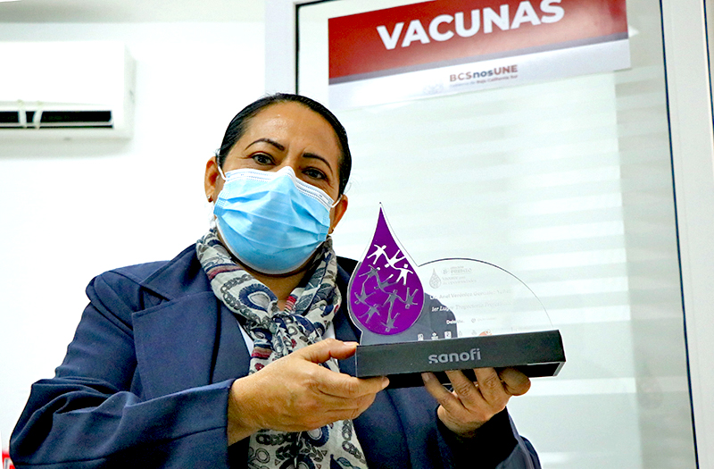 Reconocen labor de enfermera sudcaliforniana con premio Sanofi Pasteur