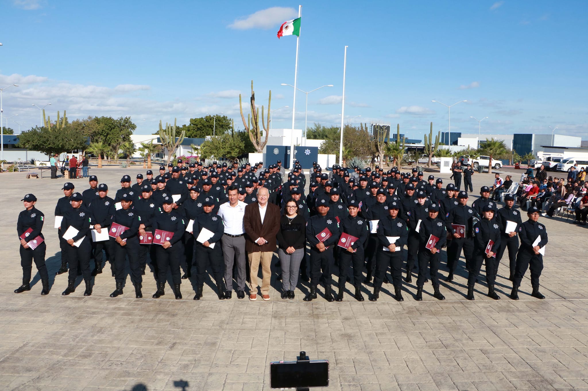 Se gradúan 151 cadetes de la Academia de Seguridad Pública de BCS