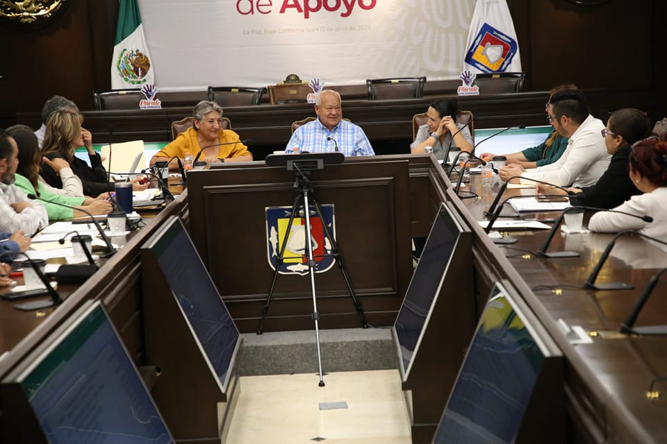 Sesiona comité del fideicomiso para atender desastres naturales en BCS