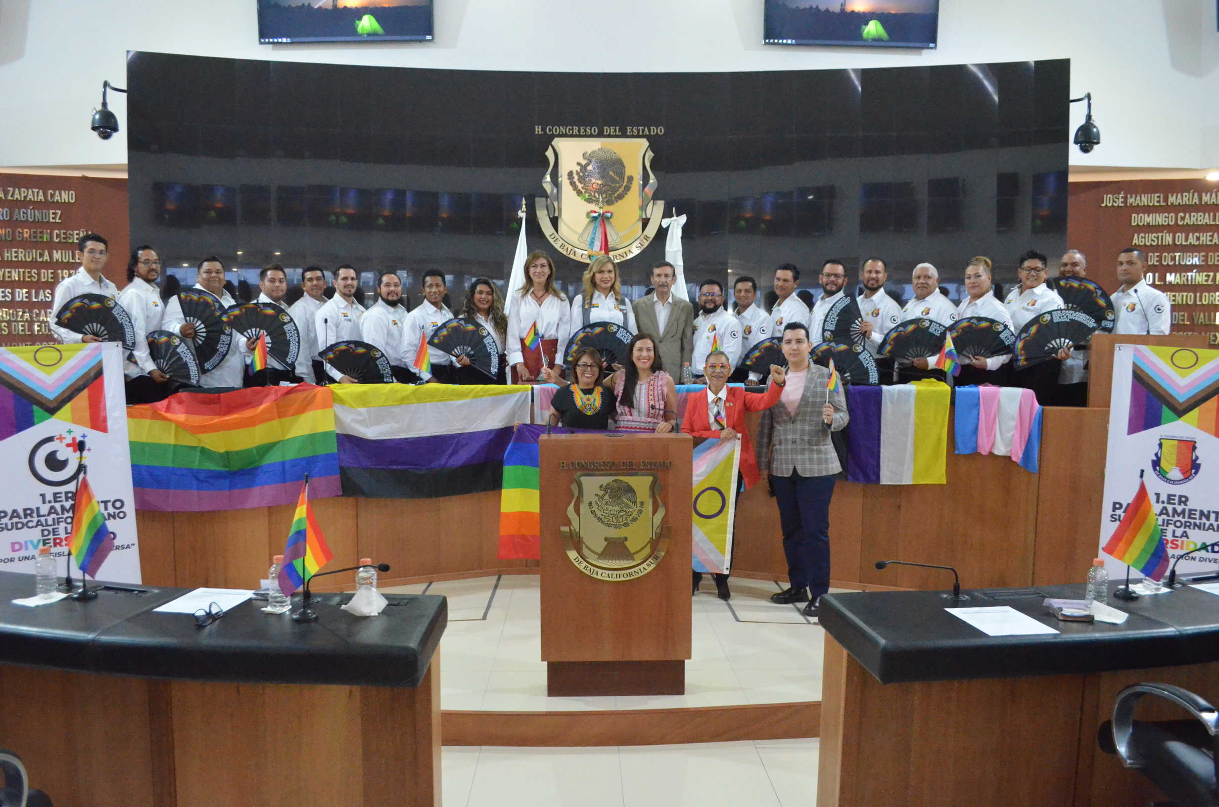 Piden respeto a DDHH y alto a la discriminación en el Primer Parlamento de la Diversidad Sexual