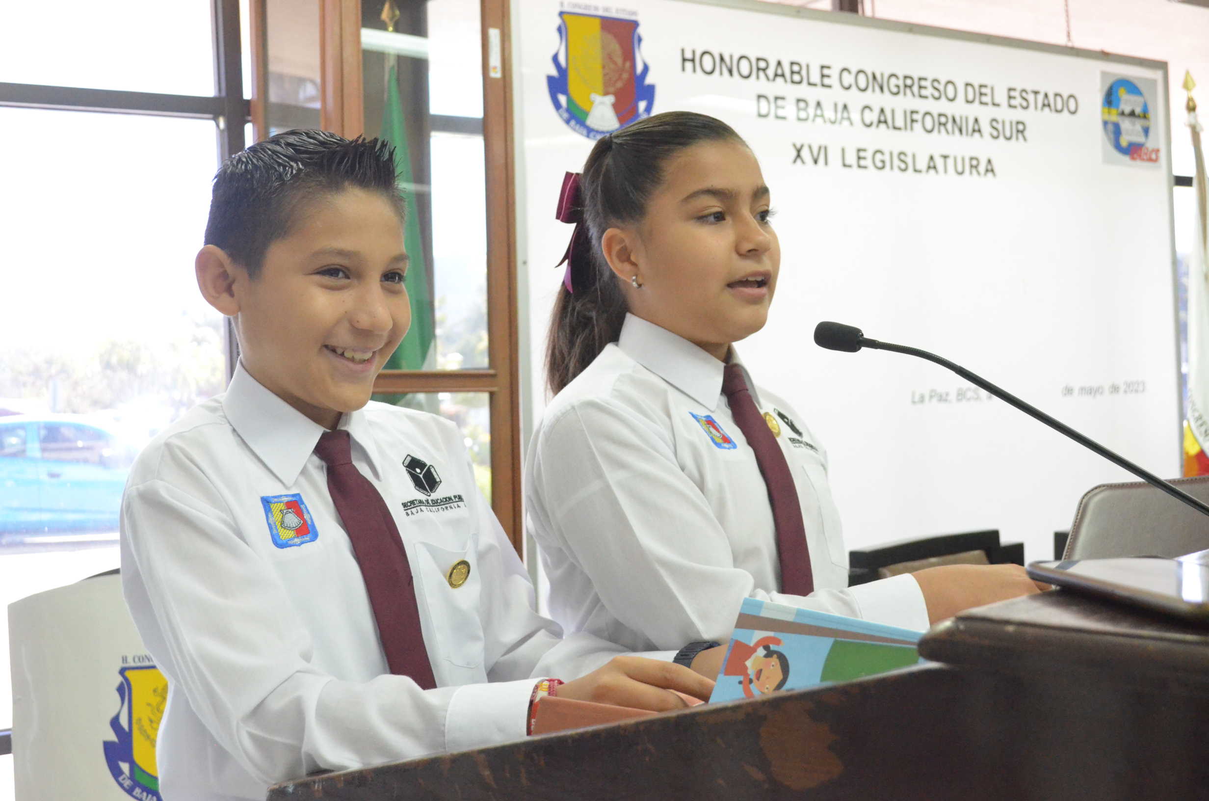 Integrantes del XII Parlamento Infantil de las Niñas y los Niños de México presentan informe de trabajo