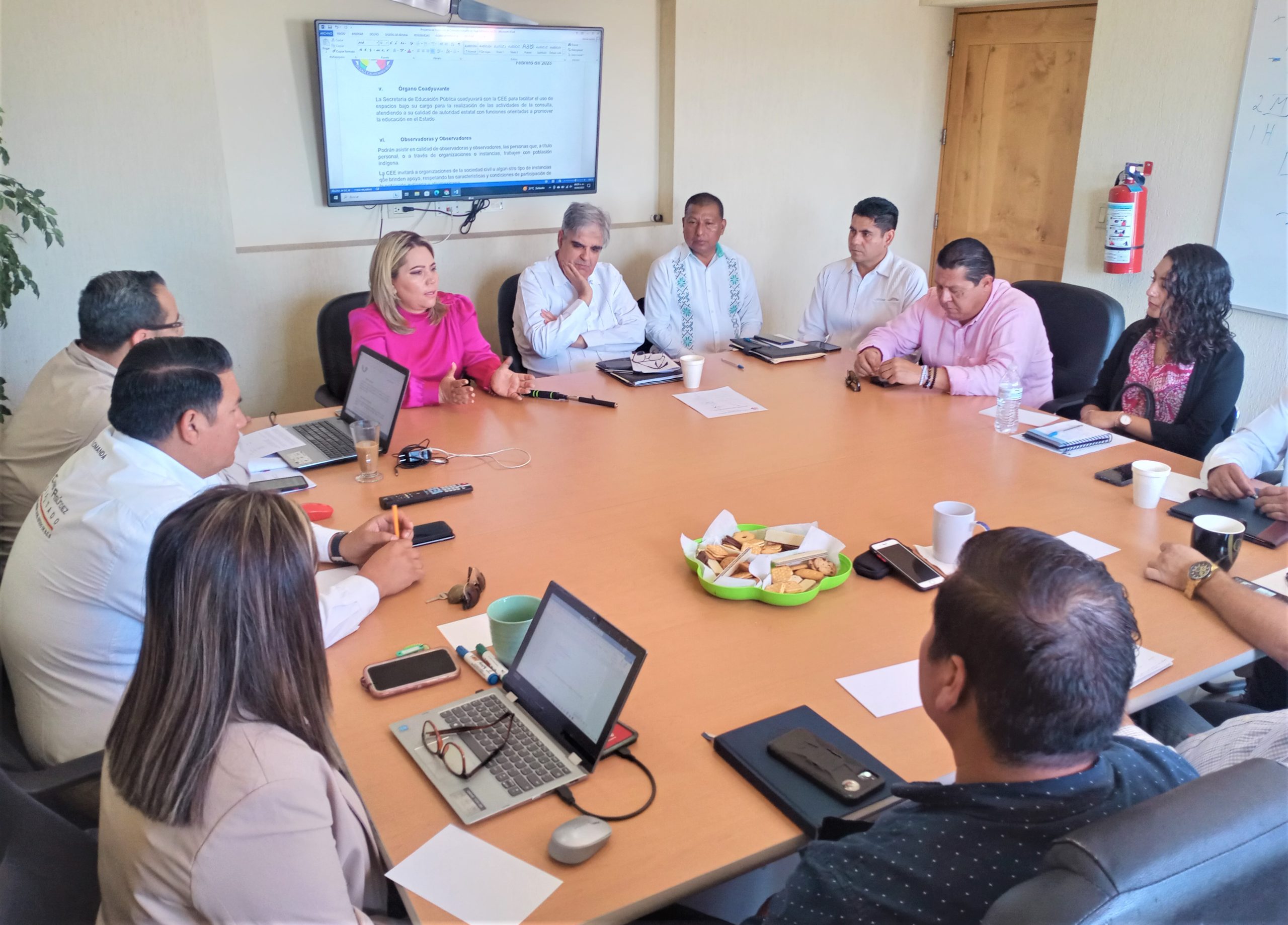 Consensa la Comisión Especial Rumbo a la Reforma Electoral la Ley Electoral Con SEP BCS y CEDH en BCS