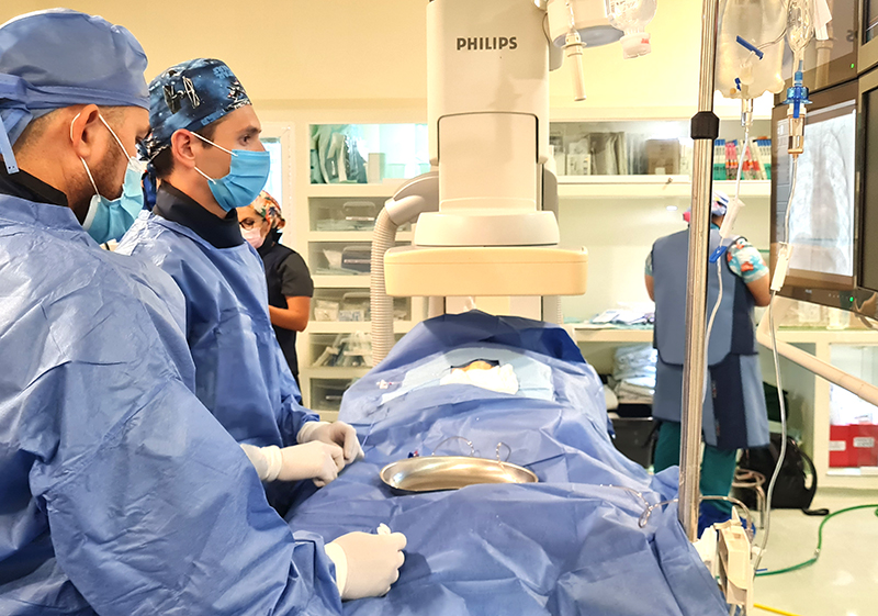 Realizan cateterismo a niño en Hospital Salvatierra