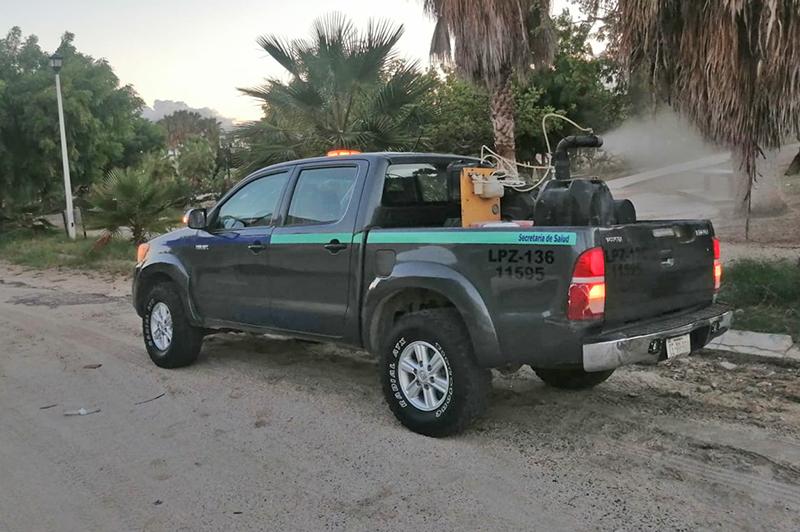 Inició campaña de fumigación en La Paz contra el mosquito transmisor del dengue