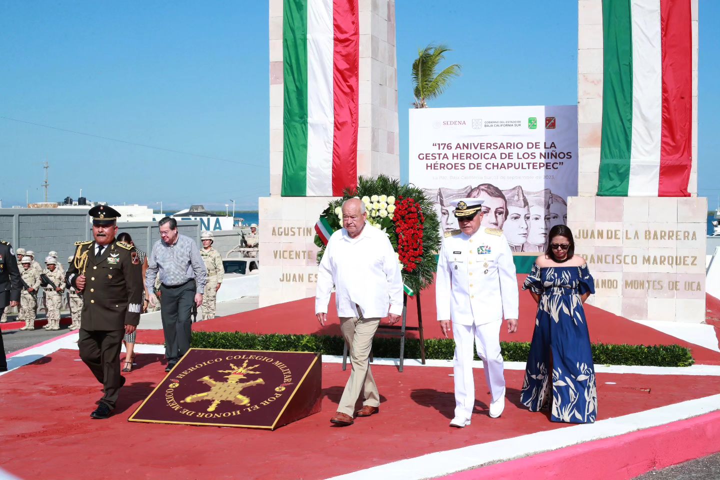 En BCS conmemoran 176 aniversario de la gesta heroica