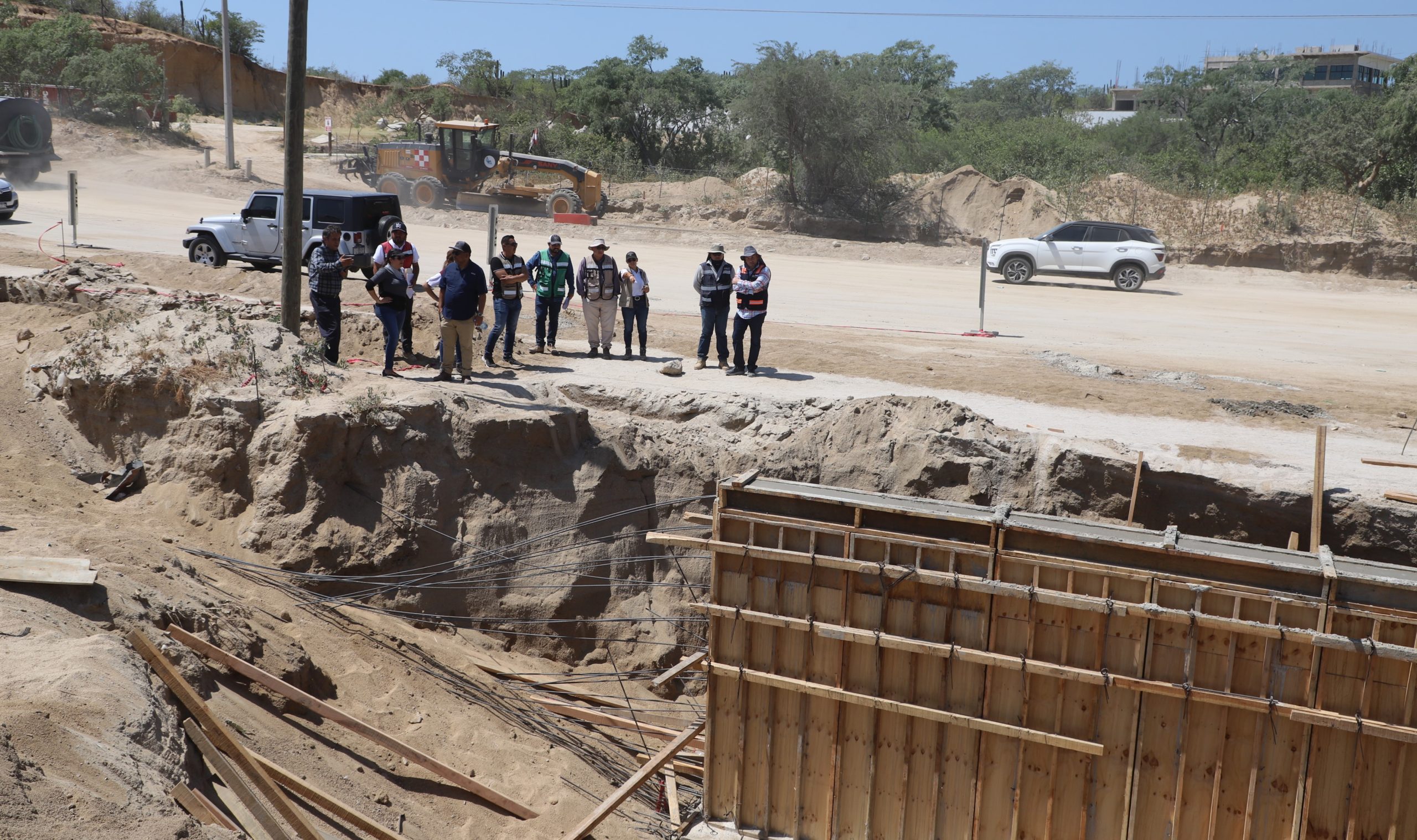 Realizan visita de supervisión de obra de la Tamaral