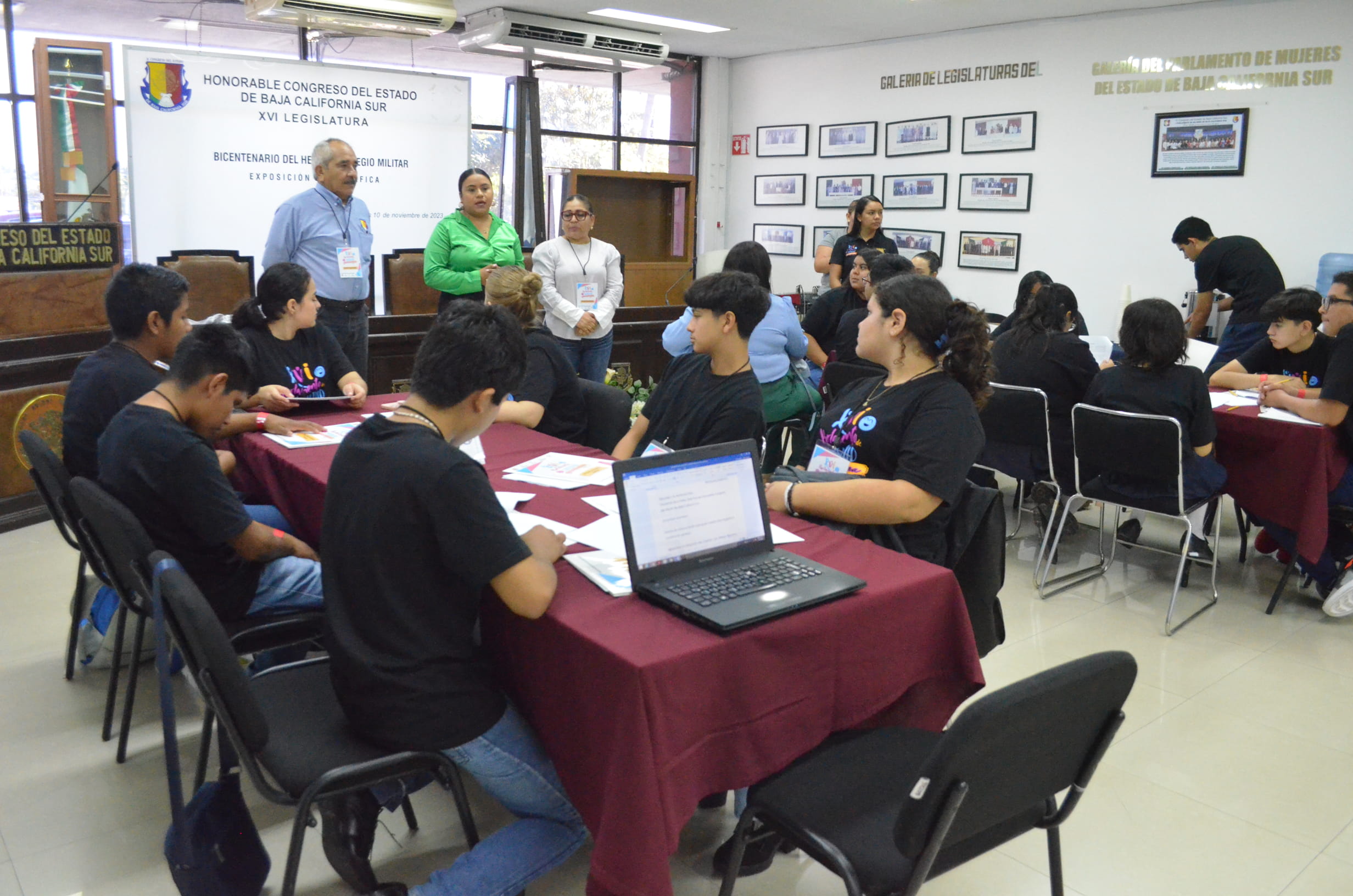 Inician trabajos del Parlamento de la Juventud Sudcaliforniana