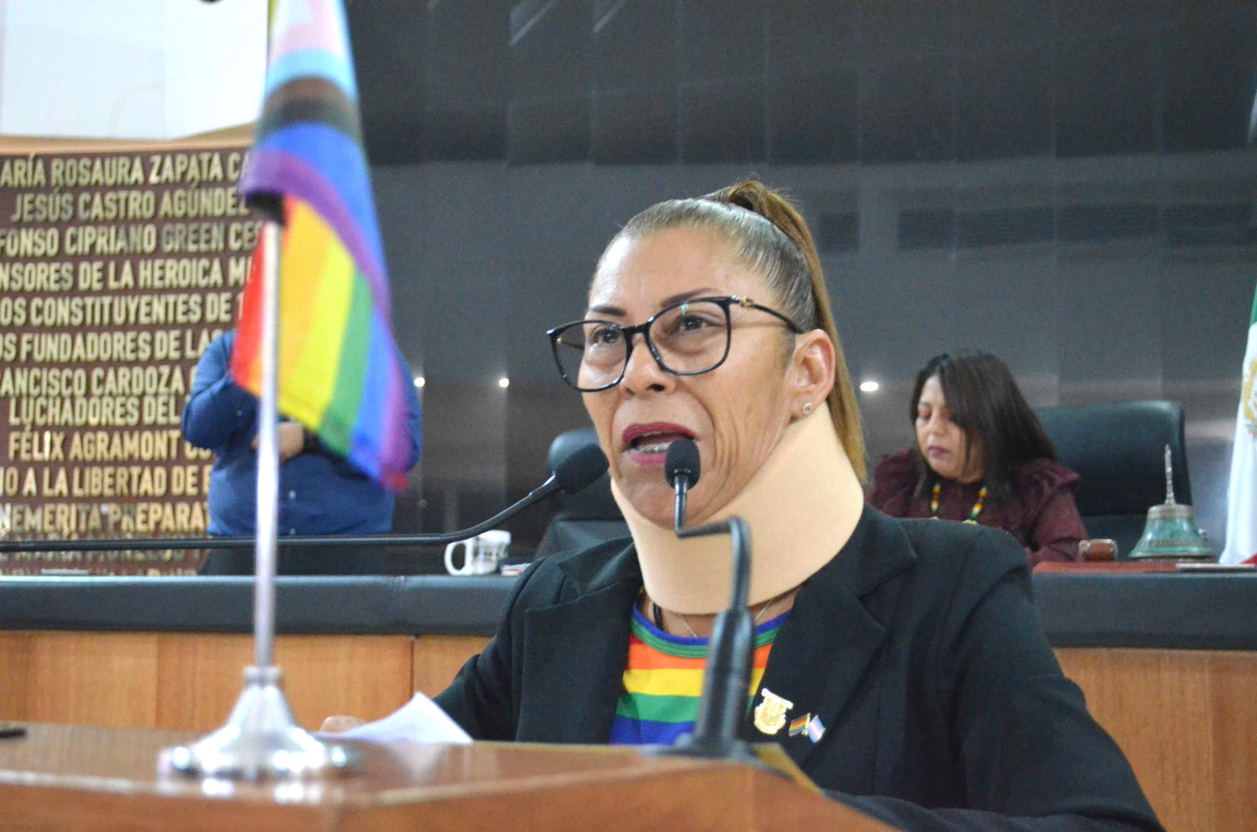 Desde la tribuna, Guadalupe Moreno exige justicia en crimen del magistrade Jesús Ociel Baena