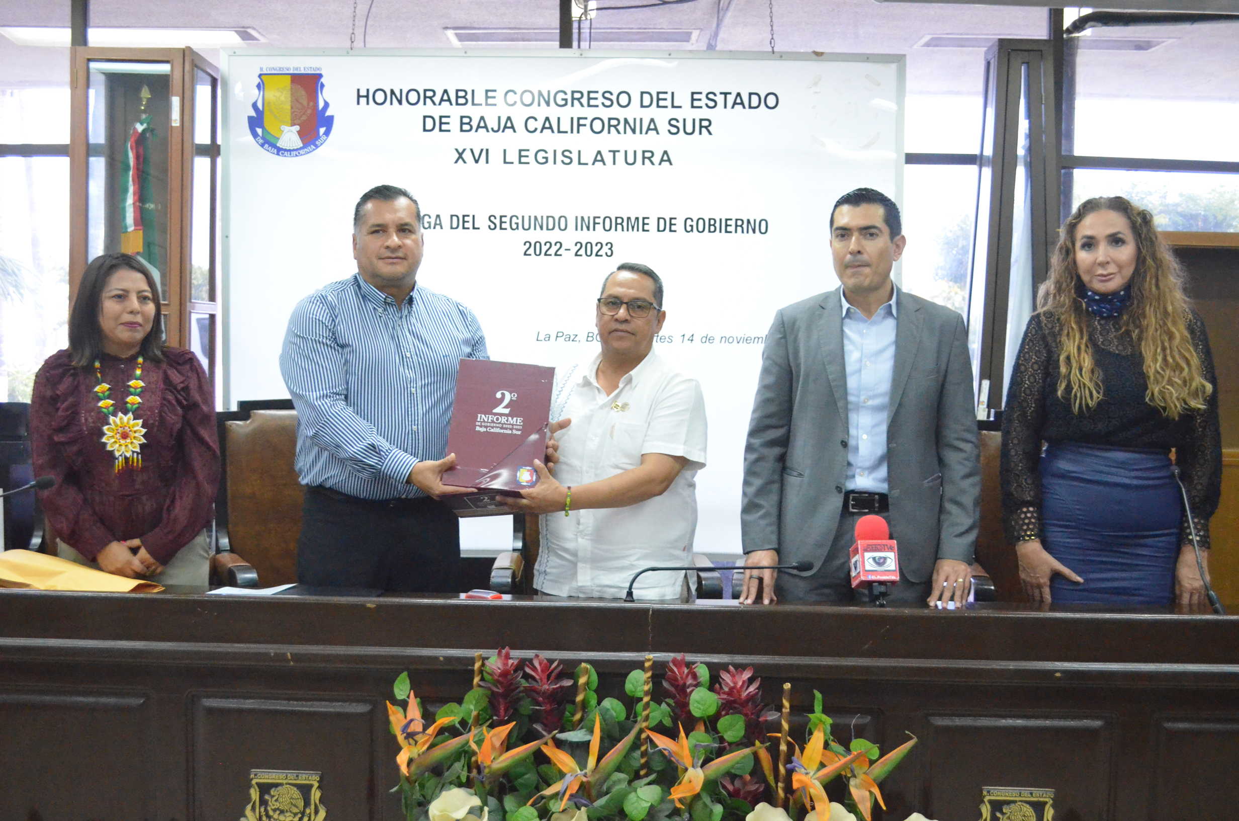 Recibe Congreso el Segundo Informe del Gobierno del Estado