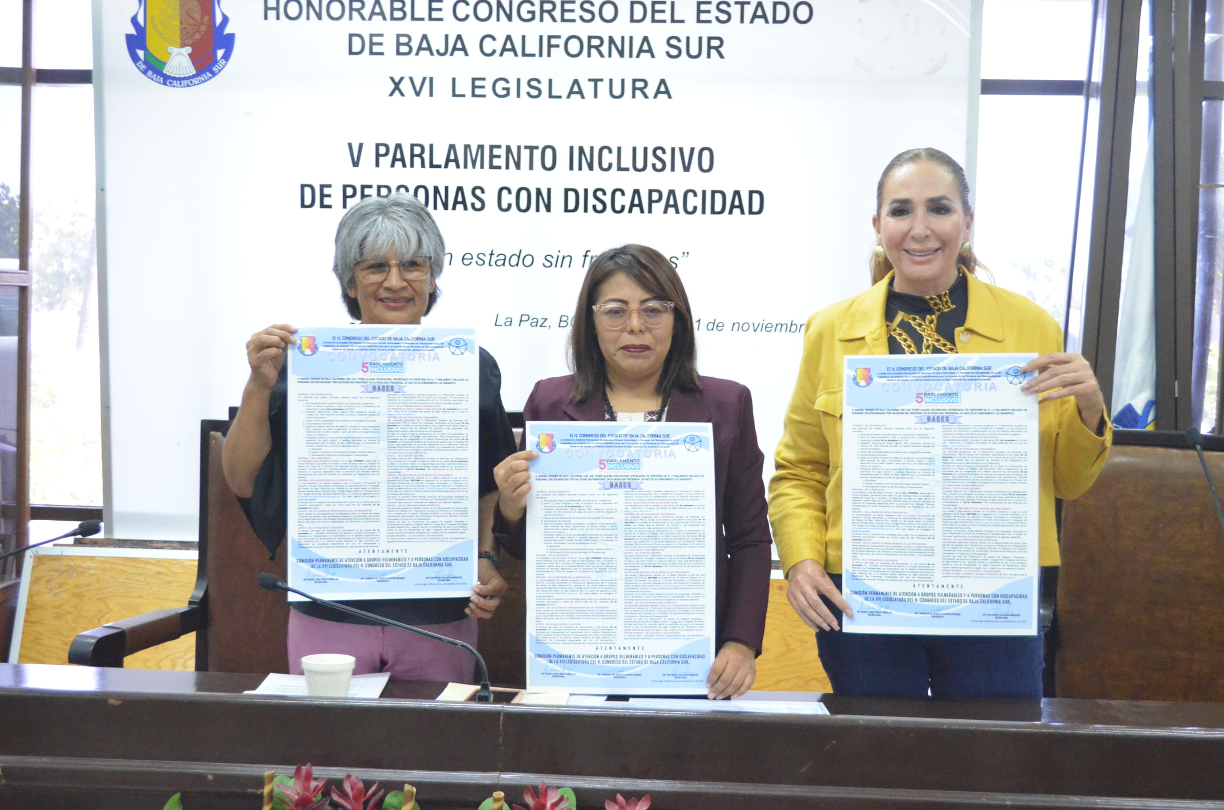 Presentan bases del «V Parlamento Inclusivo de Personas con Discapacidad»