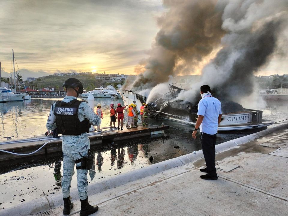 Sin muertos en el incendio de marina Palmira