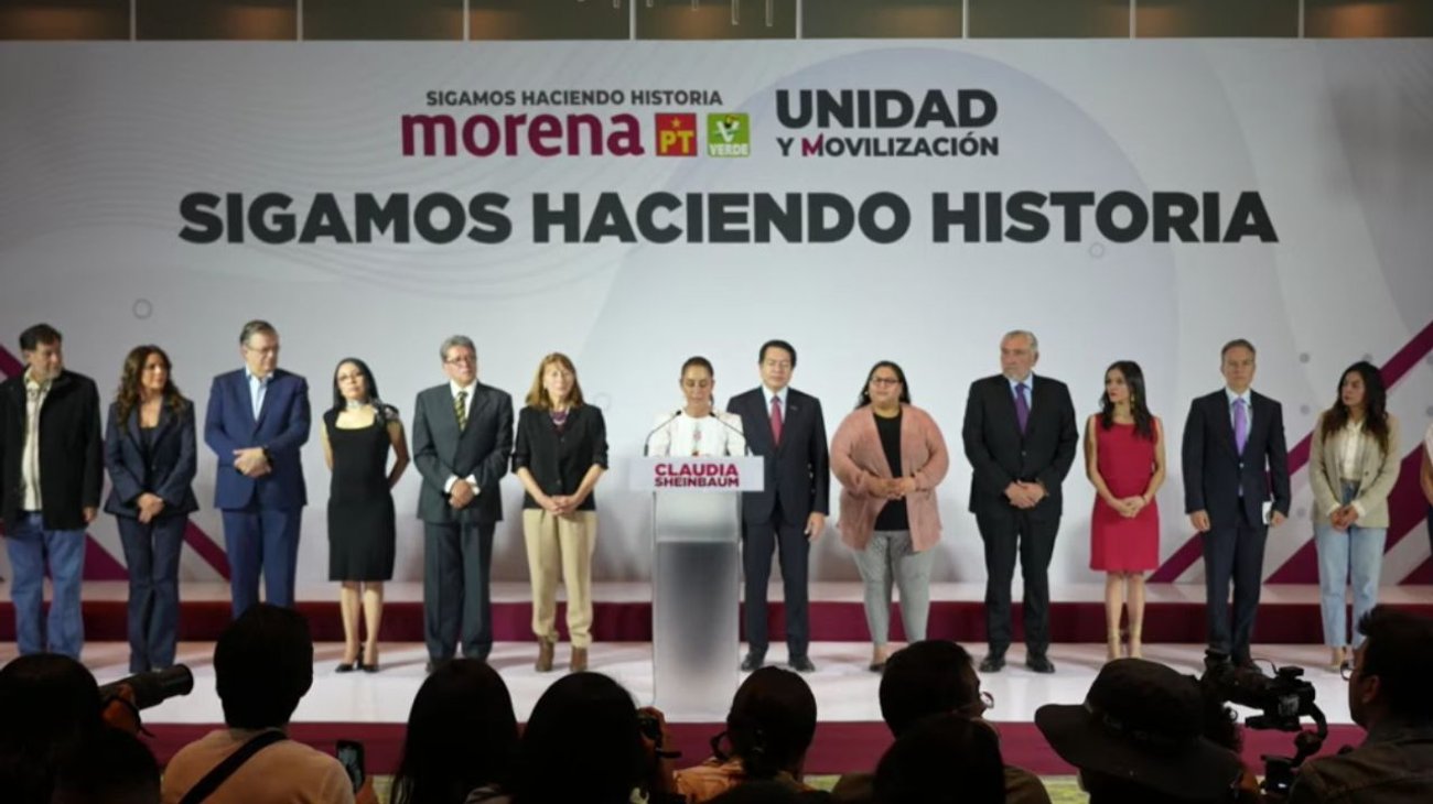 Claudia Sheinbaum presenta su equipo de campaña