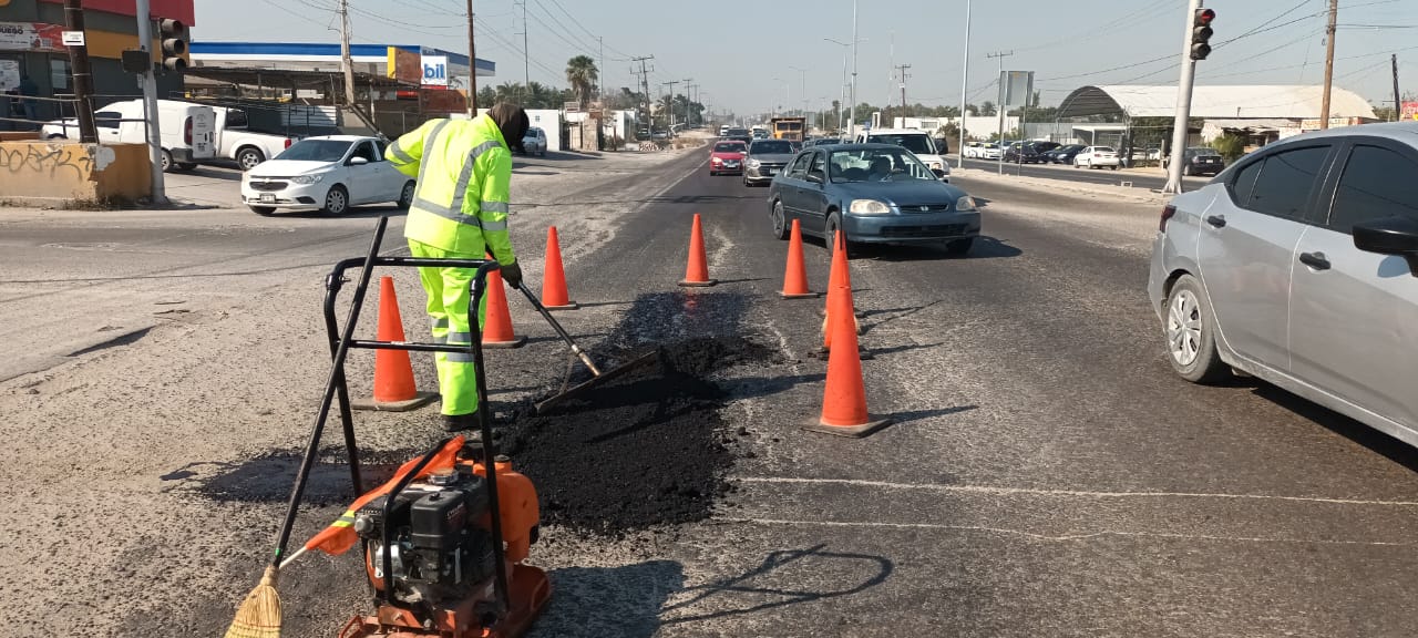 Iniciará bacheo en el tramo aeropuerto