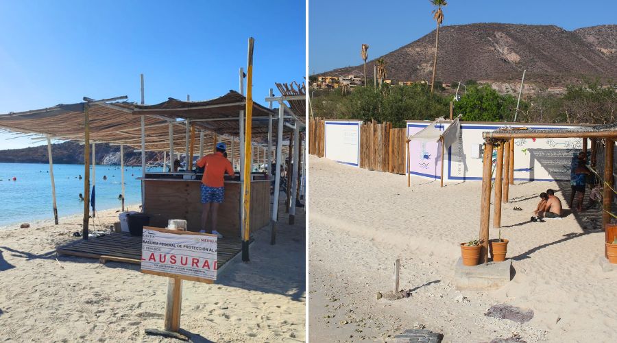 Playas libres: Desocupan las playas de El Caimancito y Pichilingue en Baja California Sur