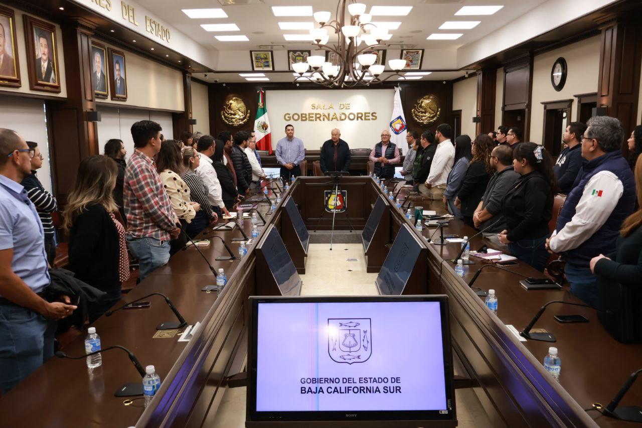 Reúnen a responsables de comunicación social de del Gobierno de BCS