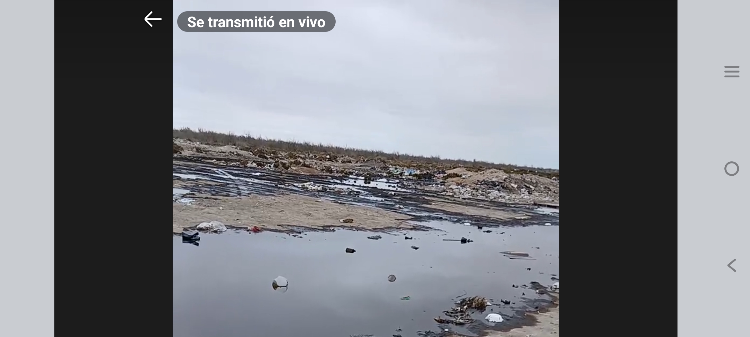 Pipas tiran sin permiso combustible y aceite en San Carlos (VIDEO)