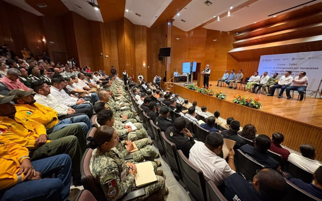 Capacitación y trabajo en equipo, fundamentales para la Protección Civil