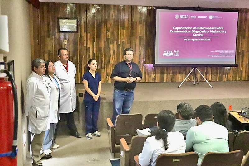 Mantiene Salud Estatal la capacitación médica sobre Sarampión 