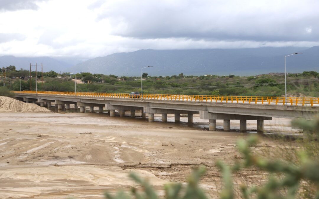 El Puente Santa Cruz en la Ribera opera con normalidad tras el paso del huracán Lorena