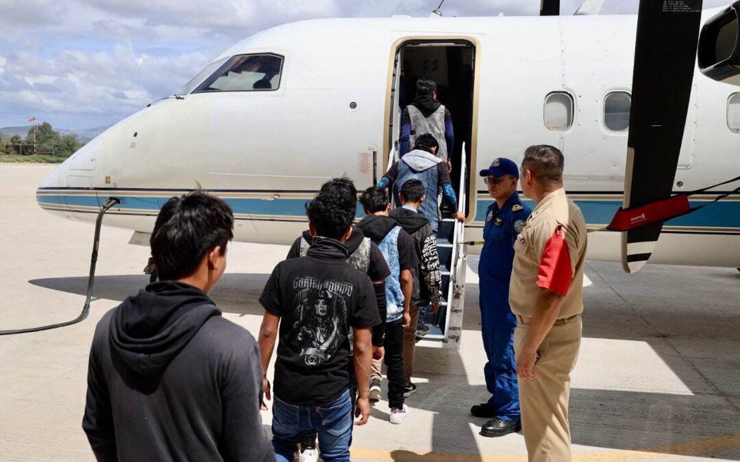 Autoridades garantizan retorno seguro de 13 menores originarios de Chiapas