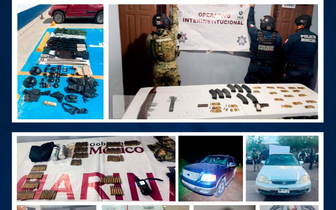 Mesa de Seguridad de BCS informa sobre acciones realizadas del 13 al 19 de octubre