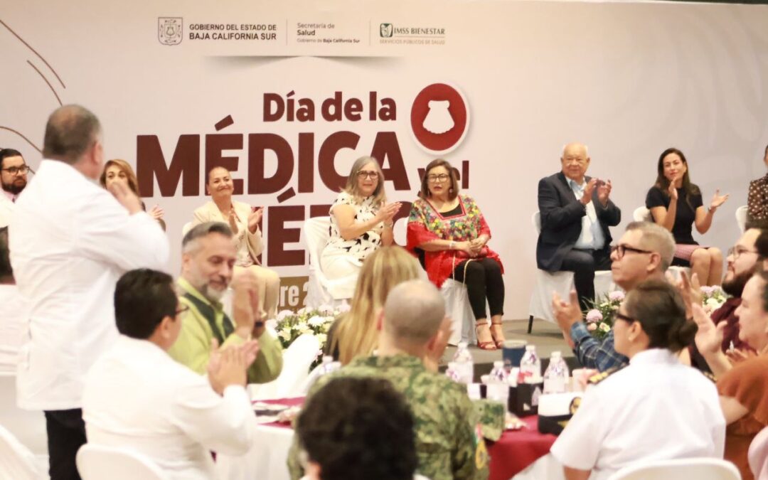 Resalta Castro Cosío la contribución de médicas y médicos al fortalecimiento del sistema de salud en BCS
