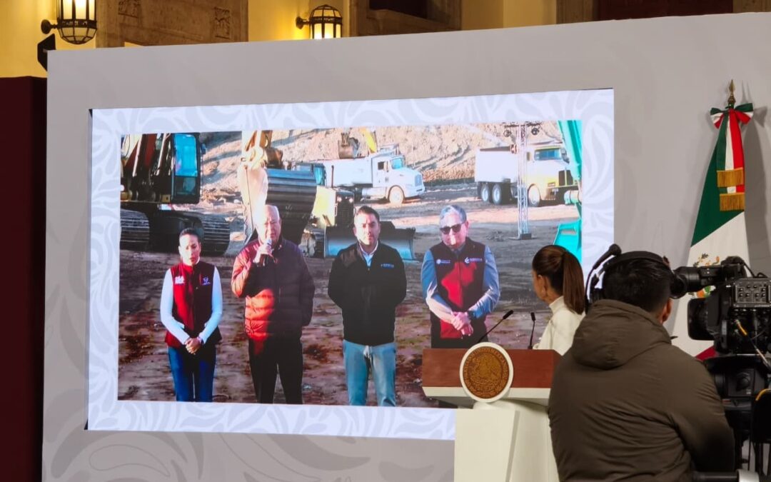 Destaca Gobernador inicio de la presa El Novillo anunciado en la Mañanera del Pueblo