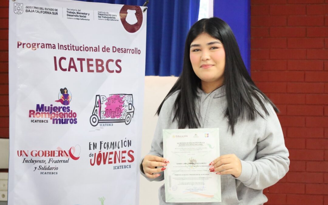 Fortalece ICATEBCS la cultura de la prevención y seguridad entre la juventud de BCS