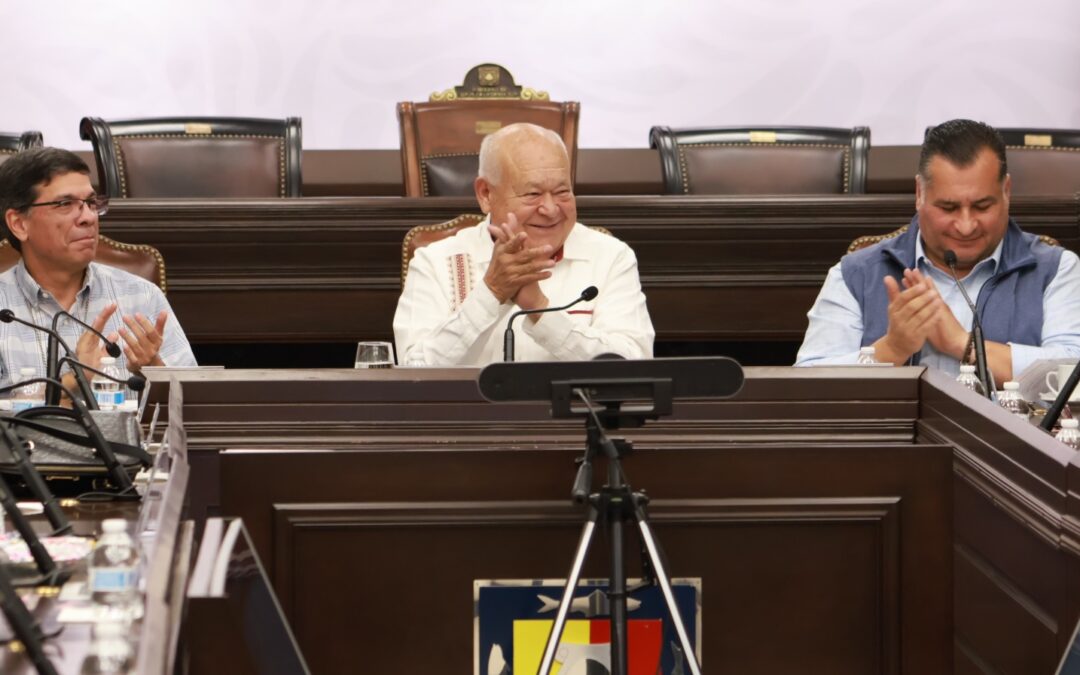 Encabeza gobernador Víctor Castro sesión del Consejo de Paz y Justicia Cívica en BCS