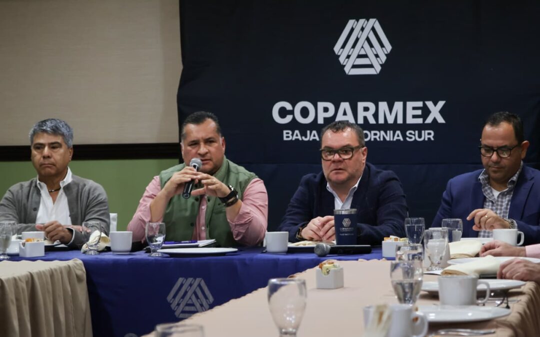 Se suma COPARMEX al Consejo de Paz y Justicia Cívica de BCS