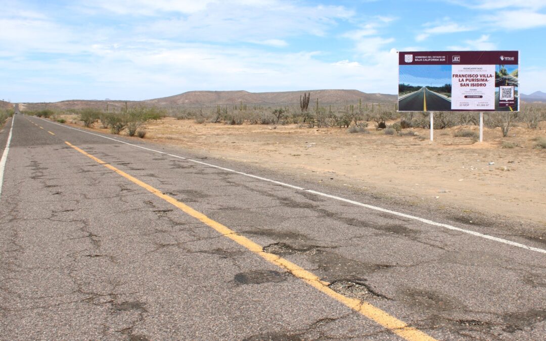 Inicia Gobierno del Estado reencarpetado en camino Francisco Villa – La Purísima – San Isidro con inversión de 20 mdp