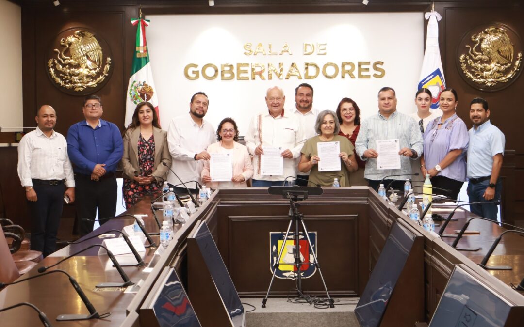 Gobierno y Federación firman convenio para tres planteles de la Universidad Nacional Rosario Castellanos en BCS