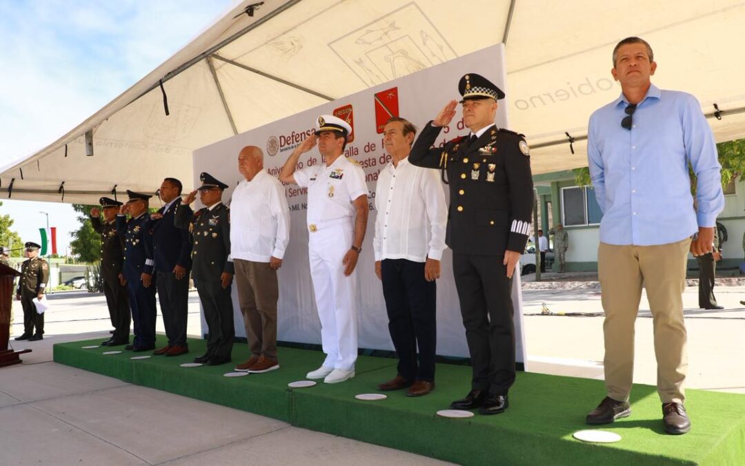 Encabeza Gobernador conmemoración del 164.º Aniversario de la Batalla de Puebla en BCS