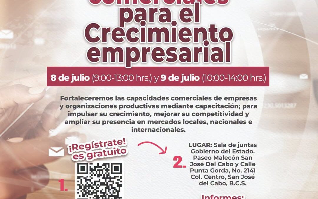SETUE realizará taller de estrategias comerciales para negocios locales