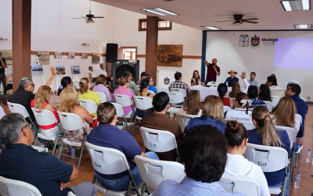 Conforma CEA comité de Contraloría Social para supervisar obra hidráulica en Mulegé